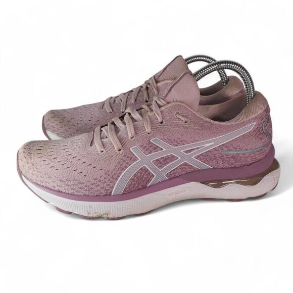 Asics Gel- Nimbus 24 Barely Rose Performance Running Shoes 1012B201 Women's 9.5 - Picture 2 of 12
